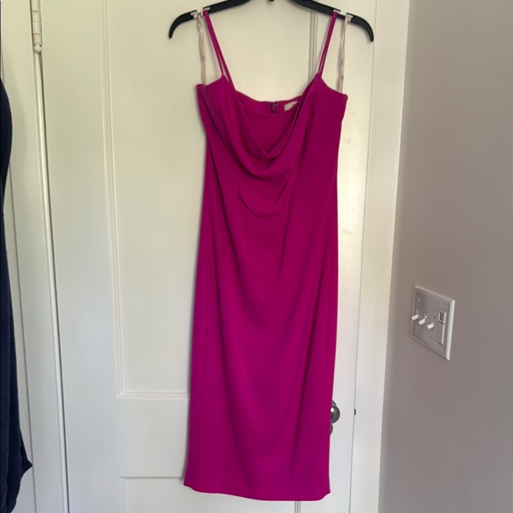 Et Ochs Pink Slip Dress